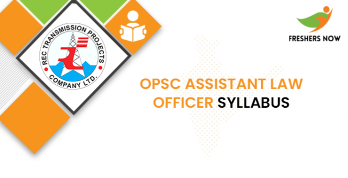 OPSC Assistant Law Officer Syllabus 2020