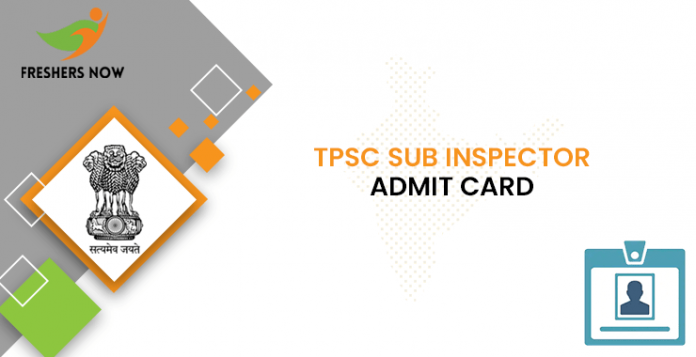 TPSC Sub Inspector Admit Card