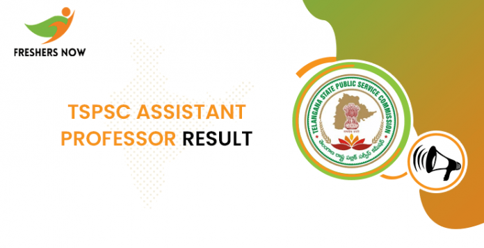 TSPSC Assistant Professor Result