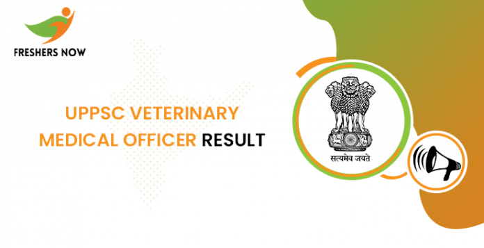 UPPSC Veterinary Medical Officer Result