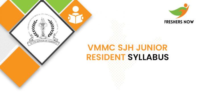 VMMC SJH Junior Resident Syllabus 2020