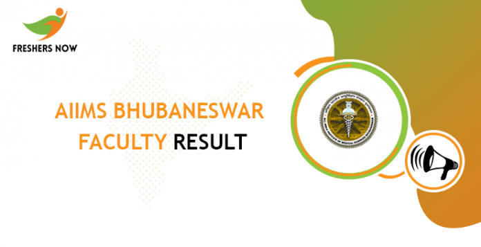 AIIMS-Bhubaneswar-Faculty-result