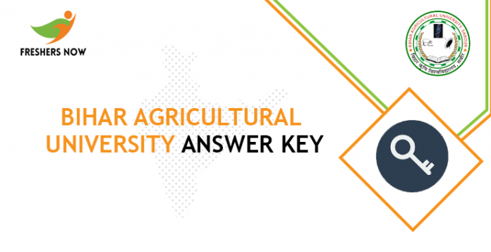 Bihar Agricultural University Answer Key
