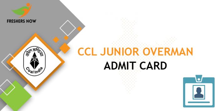 CCL Junior Overman Admit Card