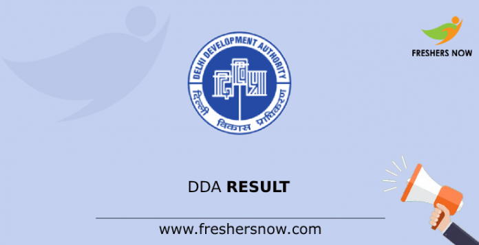 DDA Junior Secretariat Assistant Result