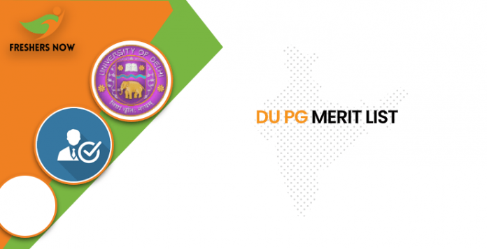 DU PG Merit List