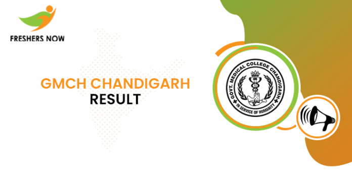 GMCH Chandigarh Senior Resident Result