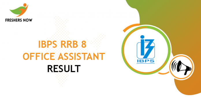 IBPS RRB 8 Office Assistant Result