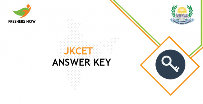 JKCET Answer Key