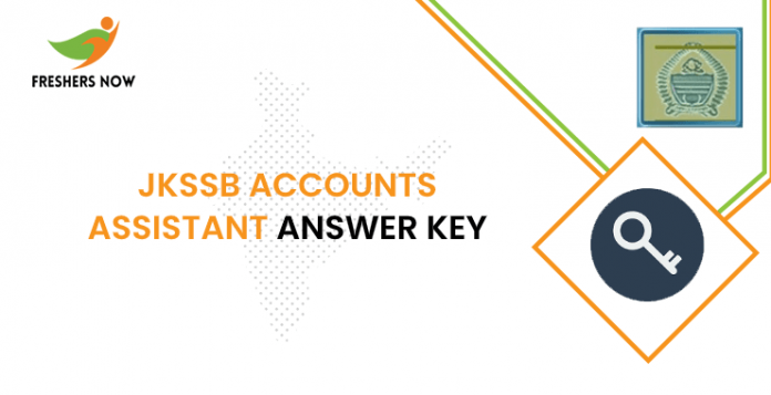 JKSSB Accounts Assistant Answer Key