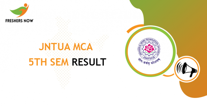 JNTUA MCA 5th Sem Result