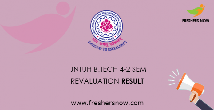 JNTUH B.Tech 4-2 Sem Revaluation Result