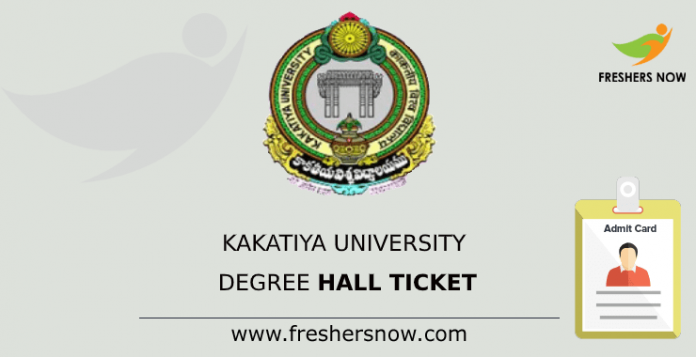 Kakatiya University Degree Hall Ticket