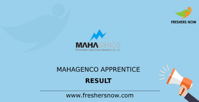 MAHAGENCO Apprentice Result