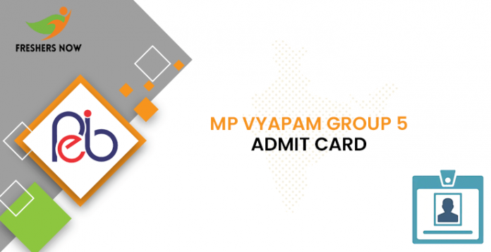 MP Vyapam Group 5 Admit Card