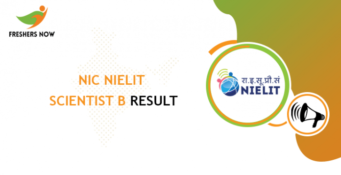 NIC-NIELIT-Scientist-B-Result