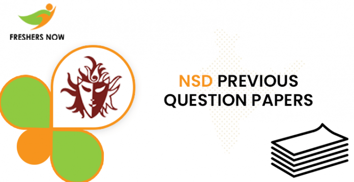 NSD Previous Question Papers