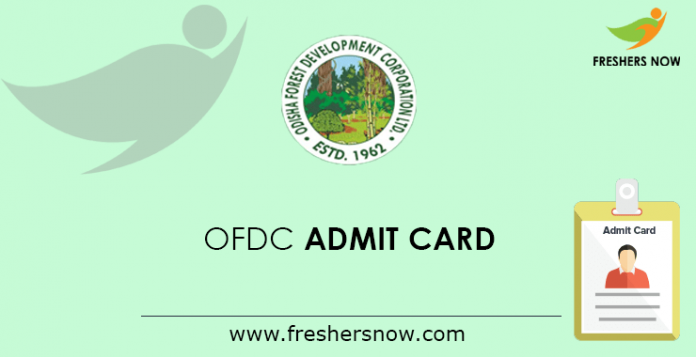 OFDC Lower Division Assistant Admit Card