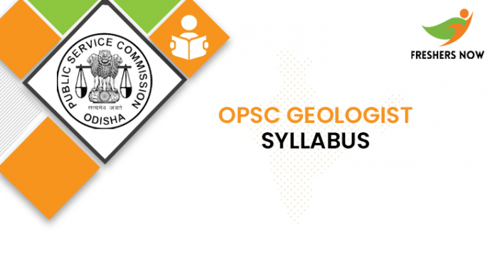 OPSC Geologist Syllabus