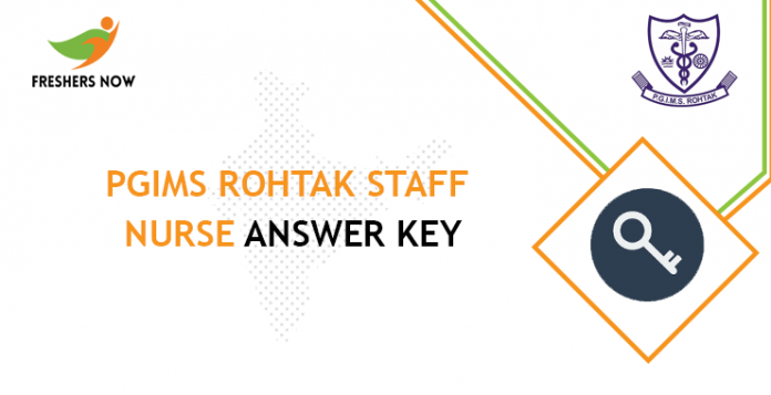PGIMS-Rohtak-Staff-Nurse-answer-key