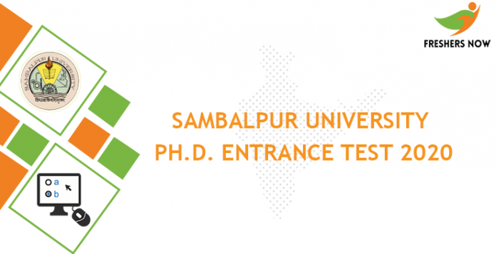 Sambalpur University Ph.D. Entrance Test 2020