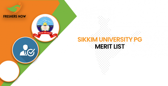 Sikkim University PG Merit List