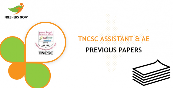 TNCSC Assistant & AE Previous Question Papers
