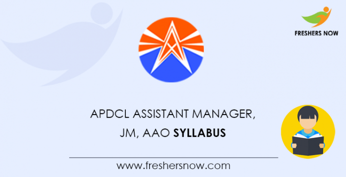 APDCL Assistant Manager, JM, AAO Syllabus