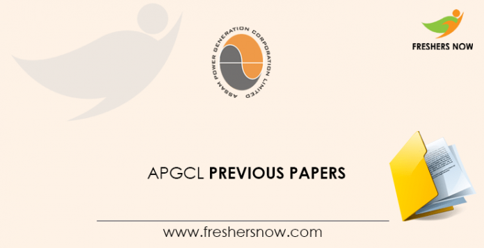 APGCL Previous Question Papers