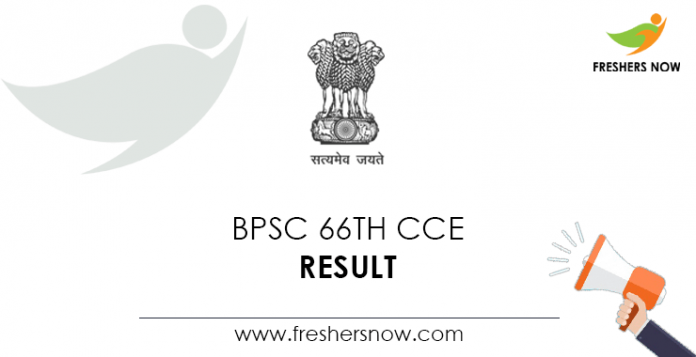 BPSC 66th CCE Result 2021 | Combined Competitive Exam ...