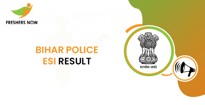 Bihar Police ESI Result
