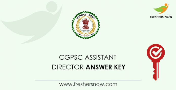 CGPSC-CGPSC Assistant Director Answer KeyAssistant-Director-Answer-Key