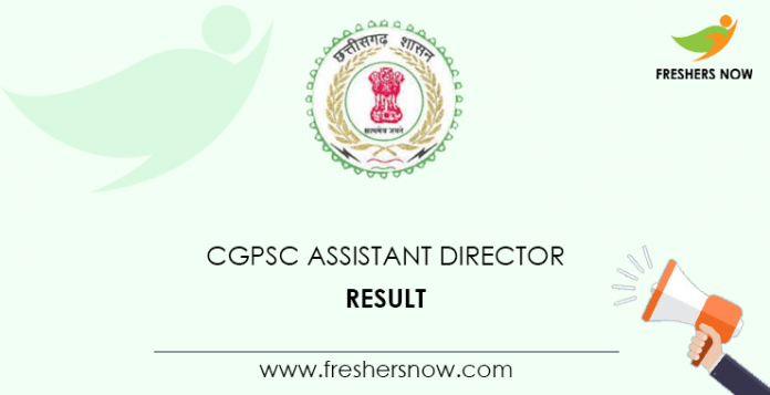 CGPSC-Assistant-Director-Result