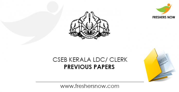 CSEB-Kerala-LDC-Clerk-Previous-Papers