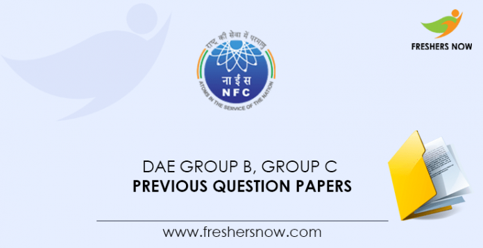 DAE Group B, Group C Previous Question Papers