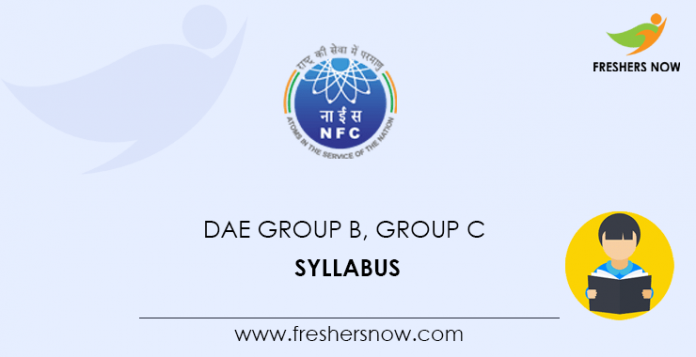 DAE Group B, Group C Syllabus