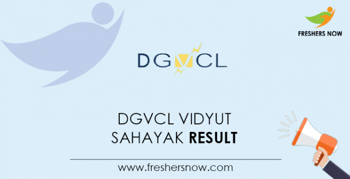 DGVCL Vidyut Sahayak Result