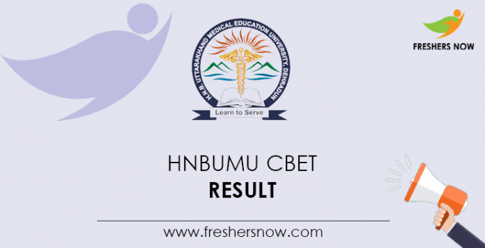 HNBUMU CBET Result