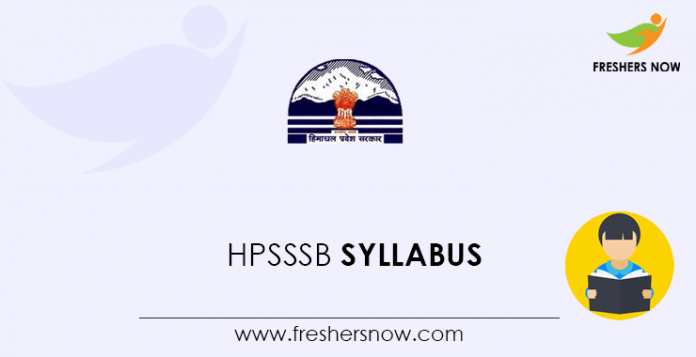 HPSSSB Junior Engineer, Junior Office Assistant, Ledge Keeper Syllabus