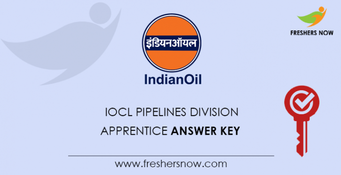 IOCL Pipelines Division Apprentice Answer Key