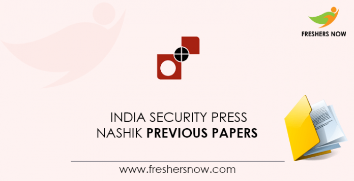 India Security Press Nashik Previous Question Papers