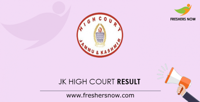 JK High Court Result