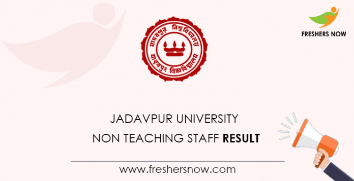 Jadavpur-University-Non-Teaching-Staff-Result