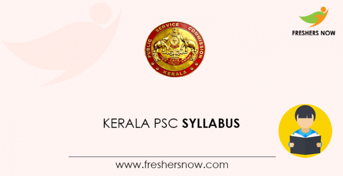 Kerala PSC Junior Language Teacher, Assistant Director of National Savings Syllabus 2021