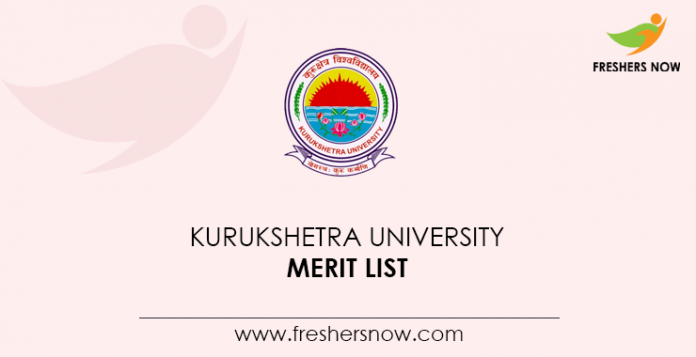 Kurukshetra University Merit List