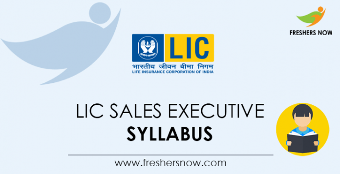 LIC Sales Executive Syllabus