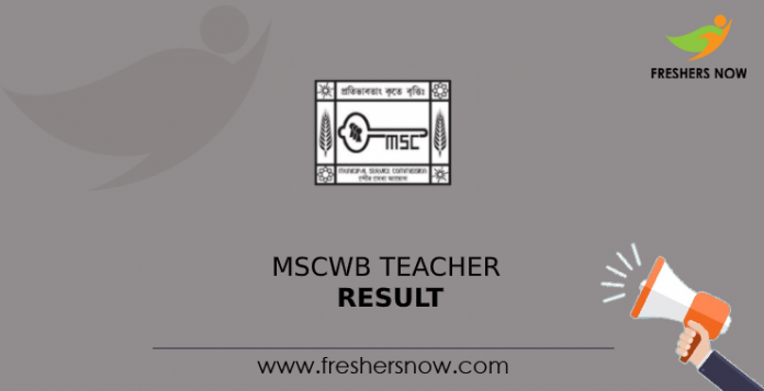 MSCWB Teacher Result