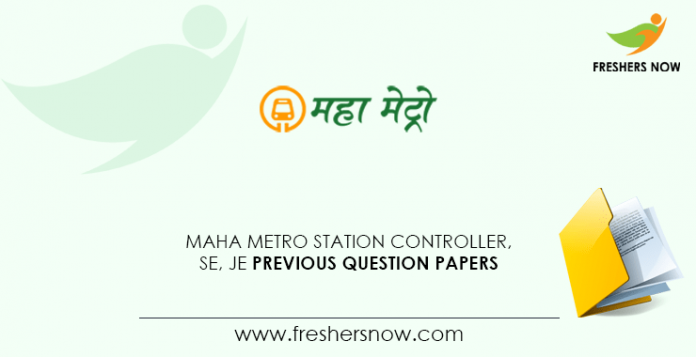 Maha Metro RCL Station Controller Previous Question Papers