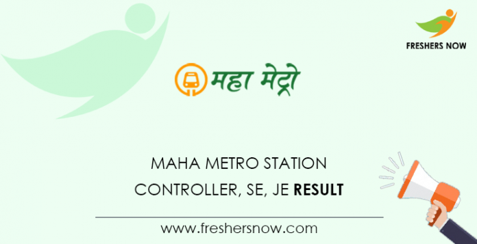 Maha-Metro-Station-Controller,-SE,-JE-Result