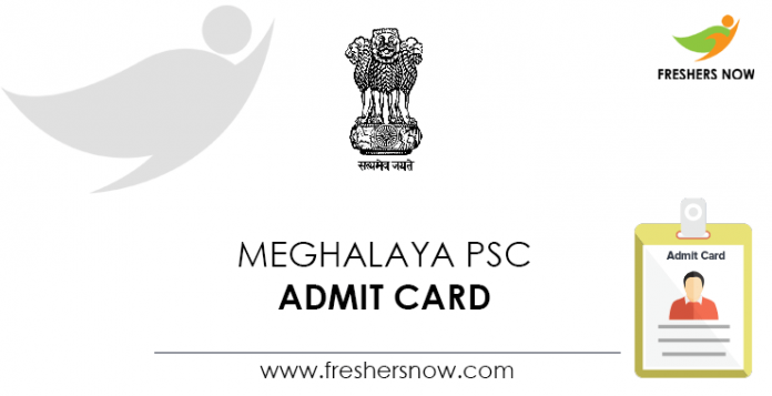 Meghalaya-PSC-Admit-Card